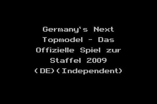 Germany's Next Topmodel - Das Offizielle Spiel zur Staffel 2009 (DE)(Independent)
