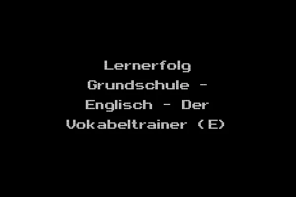 Lernerfolg Grundschule - Englisch - Der Vokabeltrainer (E)