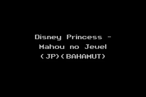 Disney Princess - Mahou no Jewel (JP)(BAHAMUT)