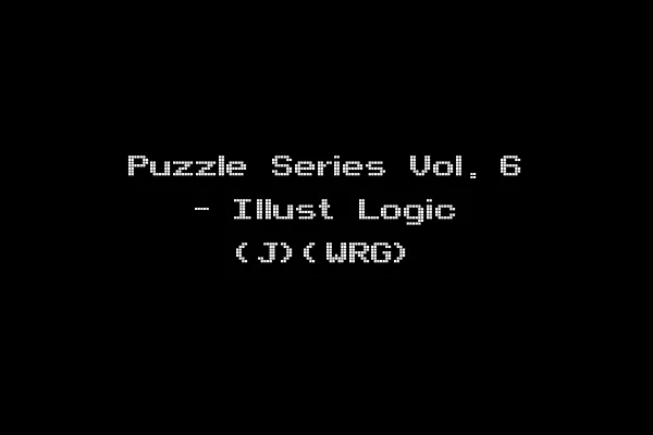 Puzzle Series Vol. 6 - Illust Logic (J)(WRG)
