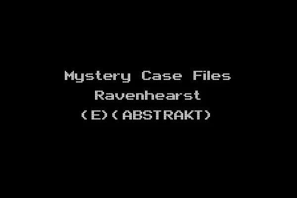 Mystery Case Files Ravenhearst (E)(ABSTRAKT)