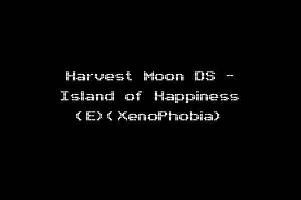 Harvest Moon DS - Island of Happiness (E)(XenoPhobia)