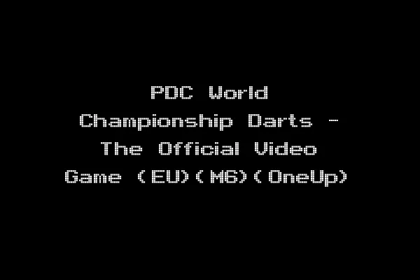 PDC World Championship Darts - The Official Video Game (EU)(M6)(OneUp)
