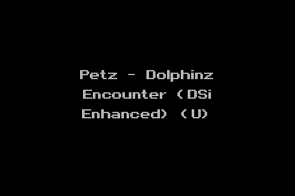 Petz - Dolphinz Encounter (DSi Enhanced) (U)
