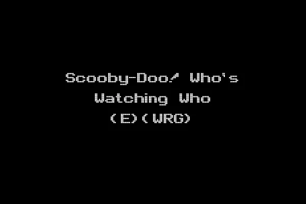 Scooby-Doo! Who's Watching Who (E)(WRG)