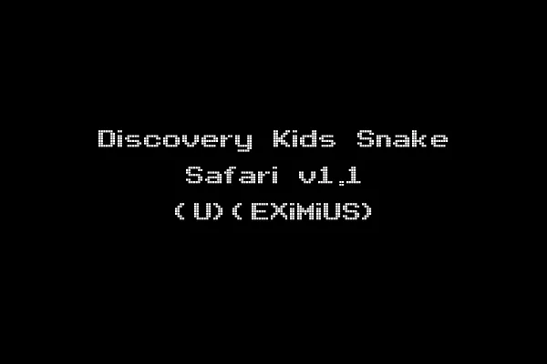 Discovery Kids Snake Safari v1.1 (U)(EXiMiUS)