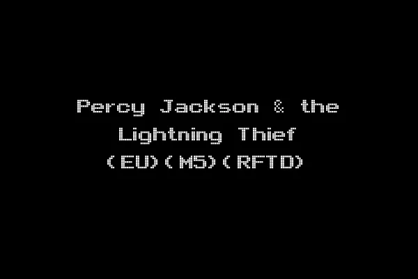 Percy Jackson & the Lightning Thief (EU)(M5)(RFTD)