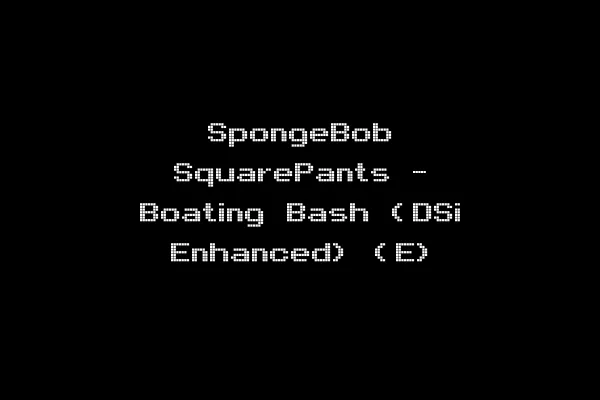 SpongeBob SquarePants - Boating Bash (DSi Enhanced) (E)