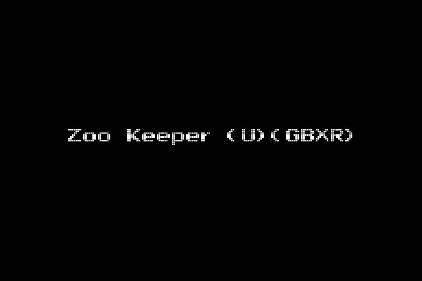 Zoo Keeper (U)(GBXR)