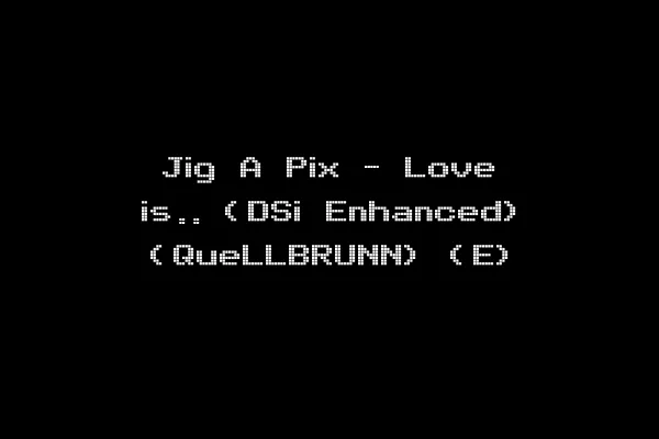 Jig A Pix - Love is.. (DSi Enhanced) (QueLLBRUNN) (E)