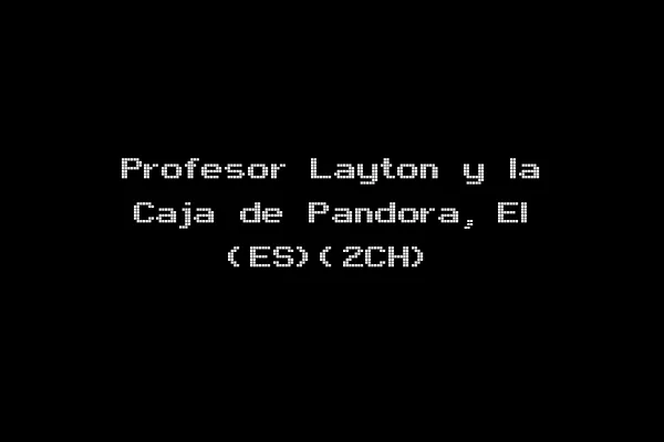 Profesor Layton y la Caja de Pandora, El (ES)(2CH)