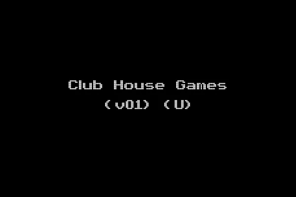 Club House Games (v01) (U)