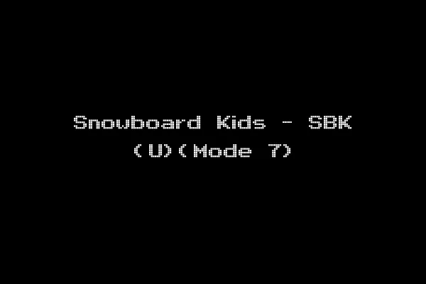 Snowboard Kids - SBK (U)(Mode 7)