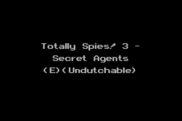 Totally Spies! 3 - Secret Agents (E)(Undutchable)