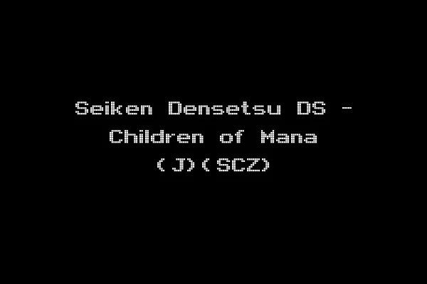 Seiken Densetsu DS - Children of Mana (J)(SCZ)