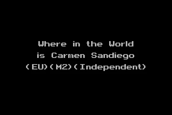 Where in the World is Carmen Sandiego (EU)(M2)(Independent)