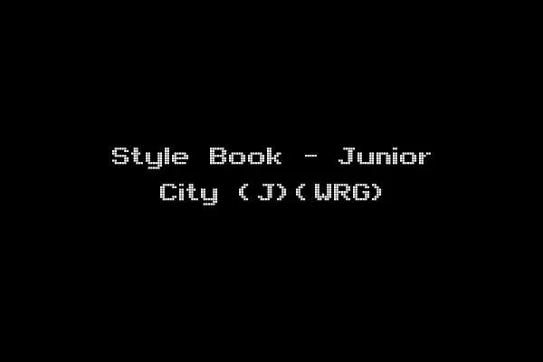 Style Book - Junior City (J)(WRG)