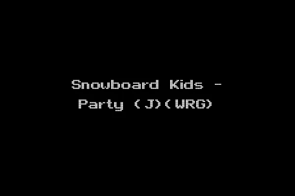 Snowboard Kids - Party (J)(WRG)