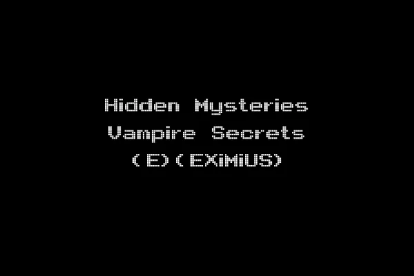 Hidden Mysteries Vampire Secrets (E)(EXiMiUS)