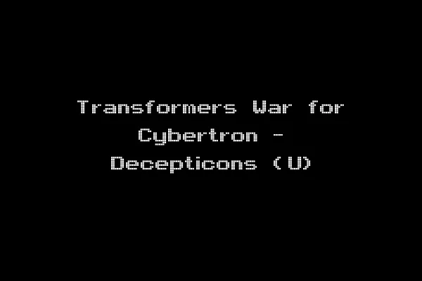 Transformers War for Cybertron - Decepticons (U)