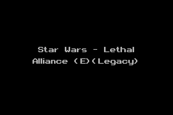 Star Wars - Lethal Alliance (E)(Legacy)