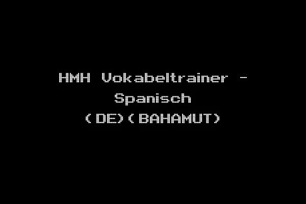 HMH Vokabeltrainer - Spanisch (DE)(BAHAMUT)