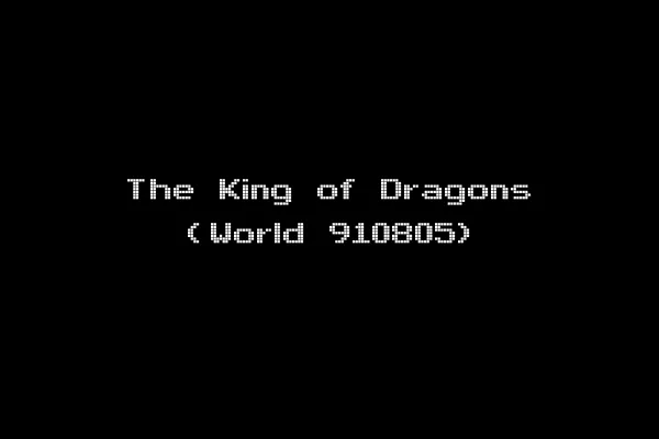 The King of Dragons (World 910805)