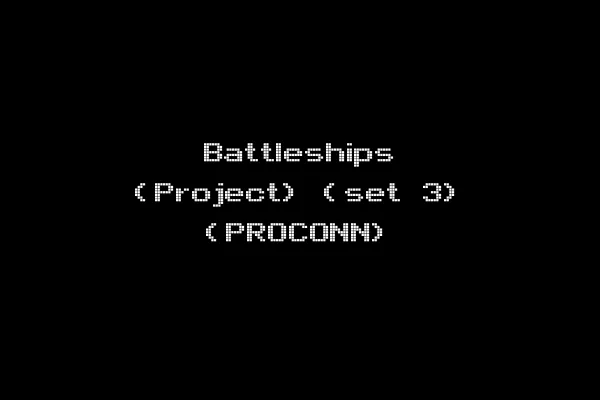 Battleships (Project) (set 3) (PROCONN)
