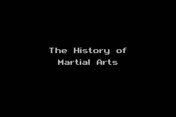 The History of Martial Arts