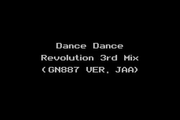 Dance Dance Revolution 3rd Mix (GN887 VER. JAA)