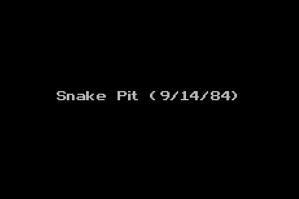 Snake Pit (9/14/84)