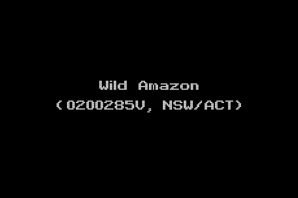 Wild Amazon (0200285V, NSW/ACT)