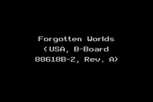 Forgotten Worlds (USA, B-Board 88618B-2, Rev. A)