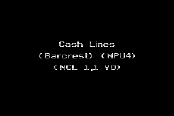 Cash Lines (Barcrest) (MPU4) (NCL 1.1 YD)