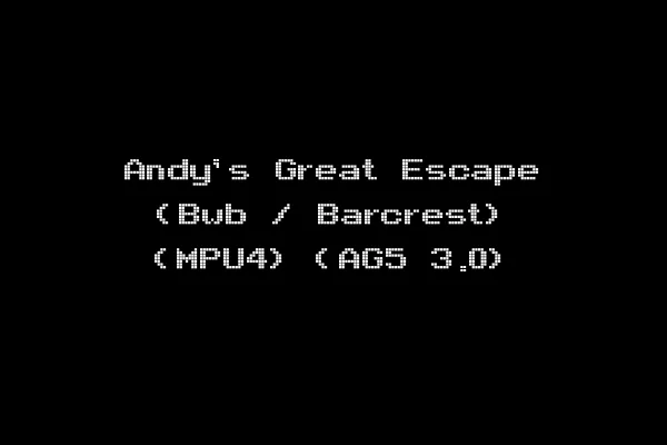 Andy's Great Escape (Bwb / Barcrest) (MPU4) (AG5 3.0)