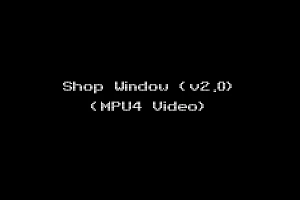 Shop Window (v2.0) (MPU4 Video)