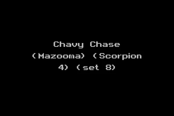 Chavy Chase (Mazooma) (Scorpion 4) (set 8)