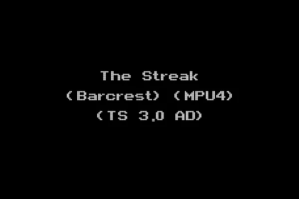 The Streak (Barcrest) (MPU4) (TS 3.0 AD)