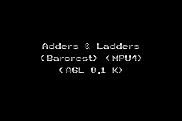 Adders & Ladders (Barcrest) (MPU4) (A6L 0.1 K)