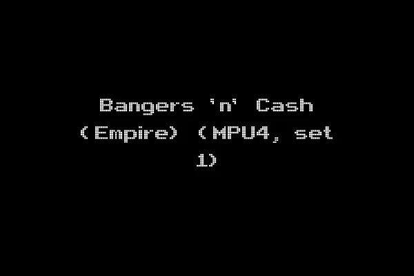 Bangers 'n' Cash (Empire) (MPU4, set 1)