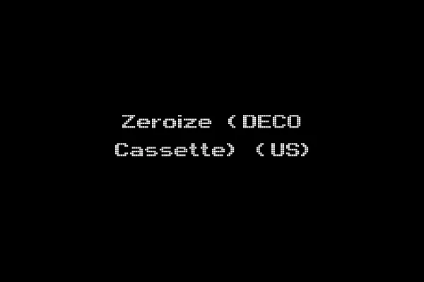 Zeroize (DECO Cassette) (US)