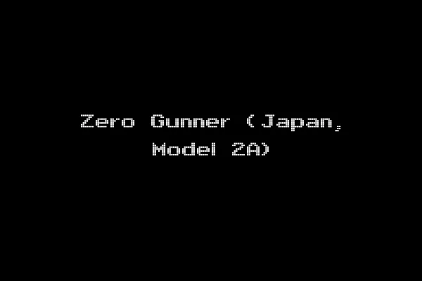Zero Gunner (Japan, Model 2A)