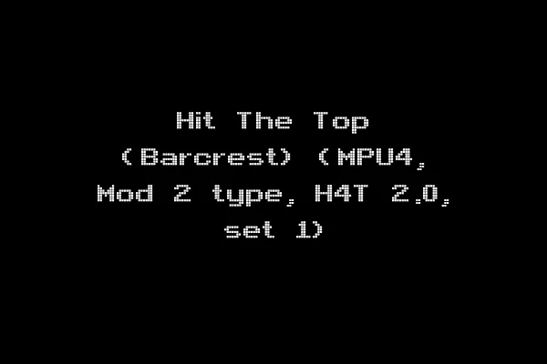 Hit The Top (Barcrest) (MPU4, Mod 2 type, H4T 2.0, set 1)