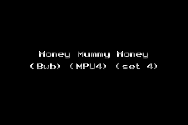Money Mummy Money (Bwb) (MPU4) (set 4)