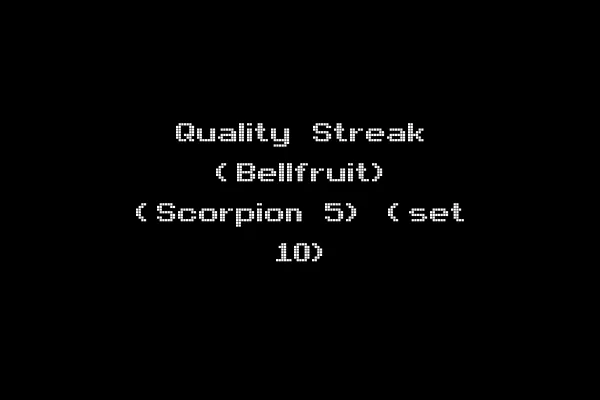 Quality Streak (Bellfruit) (Scorpion 5) (set 10)