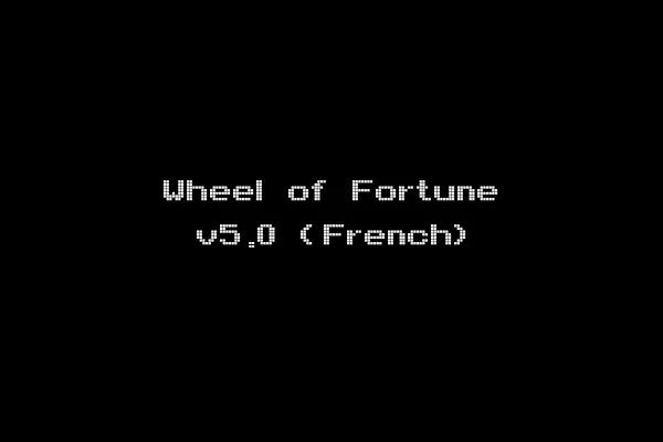 Wheel of Fortune v5.0 (French)