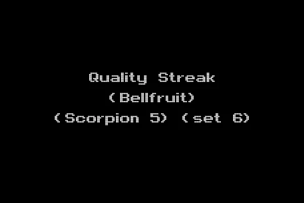 Quality Streak (Bellfruit) (Scorpion 5) (set 6)