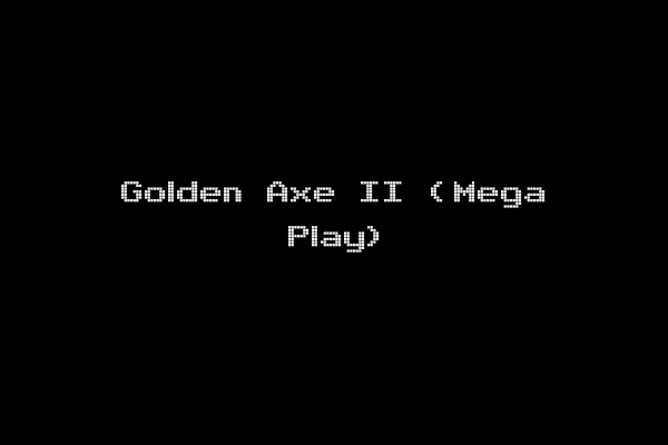 Golden Axe II (Mega Play)