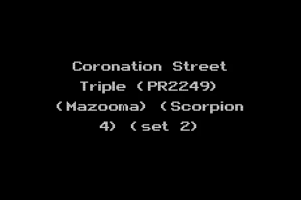 Coronation Street Triple (PR2249) (Mazooma) (Scorpion 4) (set 2)