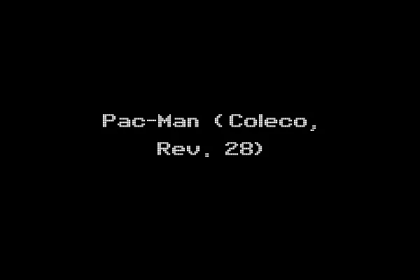 Pac-Man (Coleco, Rev. 28)